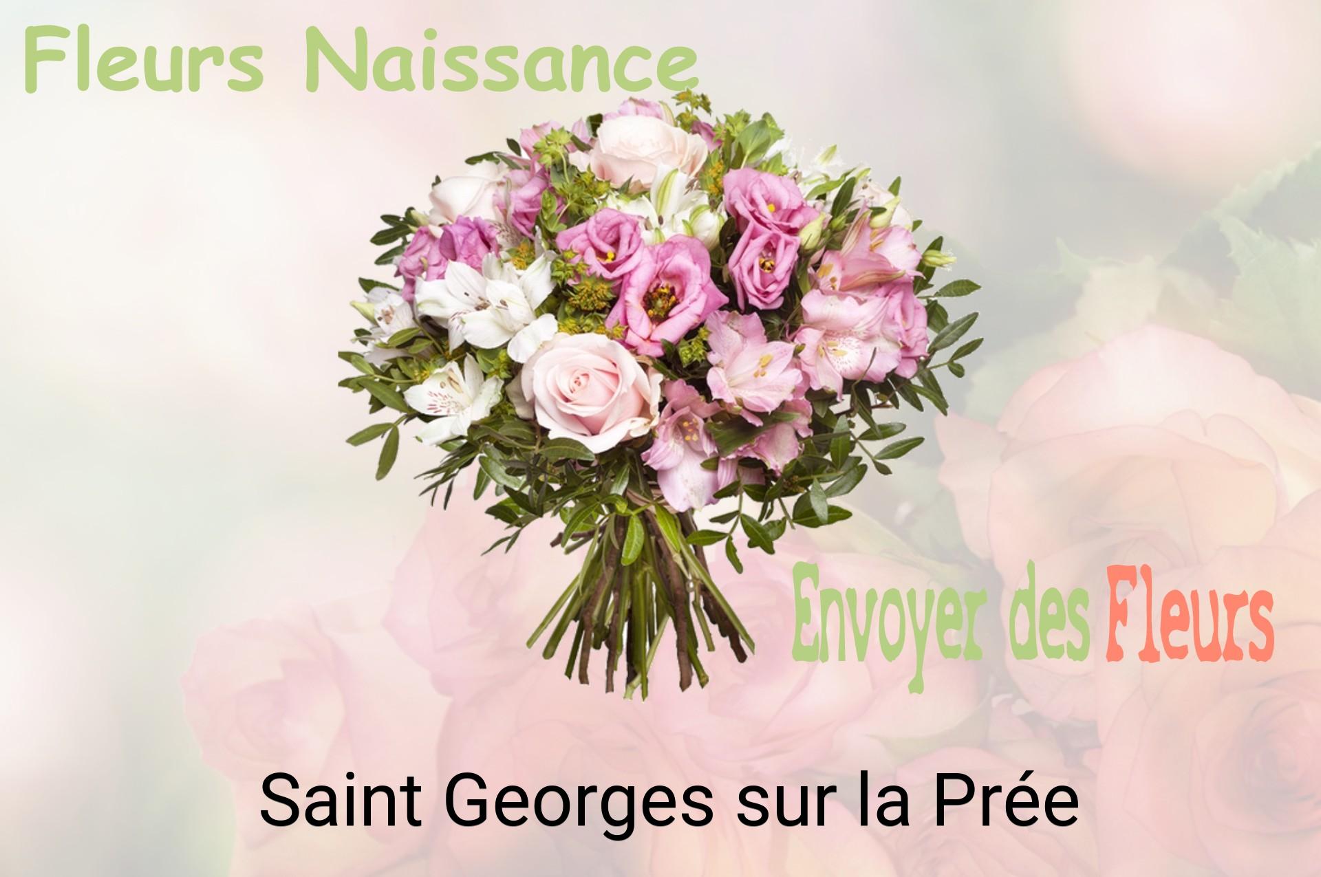 Bouquet de fleurs de naissance livré à Saint-Georges-sur-la-Prée