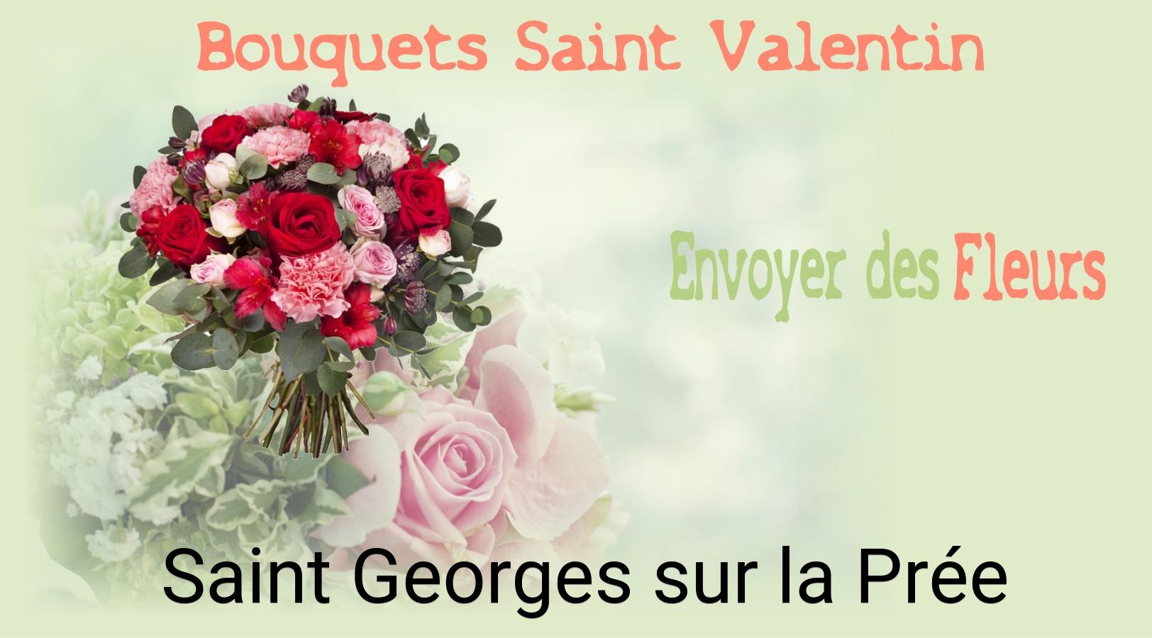 Roses de Saint-Valentin livrées à Saint-Georges-sur-la-Prée